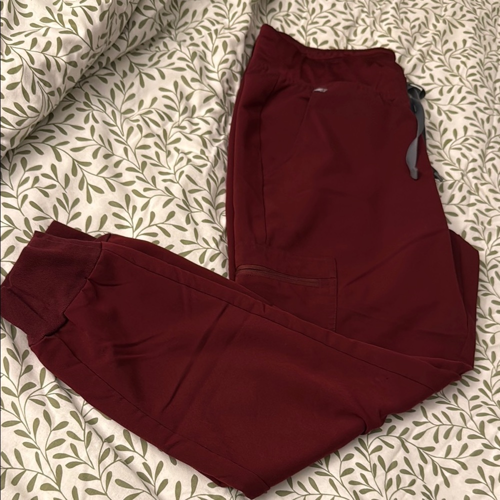 Women’s Burgundy Jogger Pants